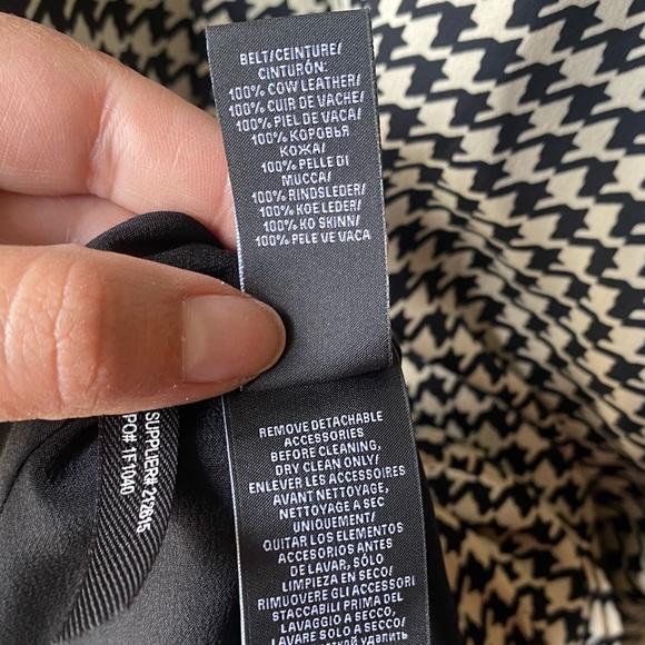 Ralph Lauren Black Label Austin Houndstooth Dress Kate Middleton - Picture 15 of 15